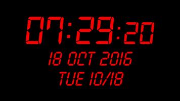 Digital Clock स्क्रीनशॉट 1