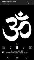 Meditate ॐ OM Pro Affiche