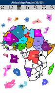 Afrique, carte, Puzzle capture d'écran 1