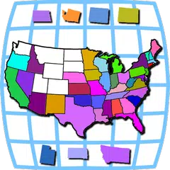 Baixar USA Map Puzzle XAPK