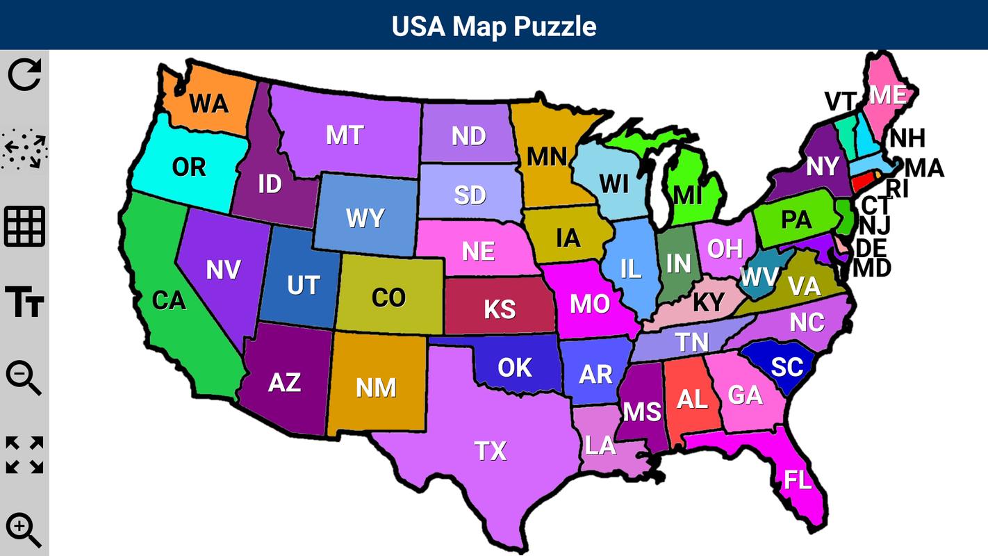 USA Map Puzzle for Android - APK Download