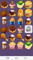 Food Memory Mania Game Affiche