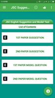 JSC Suggestion and Model Test โปสเตอร์