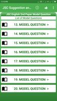 JSC Suggestion and Model Test syot layar 3