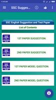 SSC Suggestion and Test Paper पोस्टर