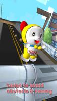 Yellow Robot Cat Girl Run 3D screenshot 1