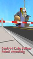 Yellow Robot Cat Girl Run 3D screenshot 3