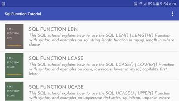 Sql Function Tutorial ảnh chụp màn hình 2