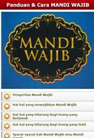 Panduan dan Cara Mandi Wajib poster