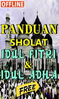 Panduan Sholat Idul Fitri dan Idul Adha Lengkap Plakat