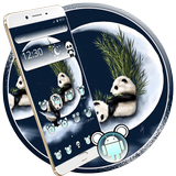Panda Moon Night Theme icône