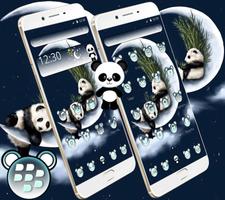 2 Schermata Tema di Panda Moon Night