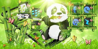 Panda bướm xanh ảnh chụp màn hình 3