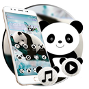 Ładny naturalny motyw Panda aplikacja