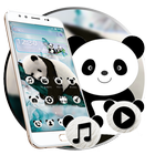 Cute Natural Panda Theme आइकन