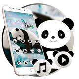 Cute Natural Panda Theme أيقونة