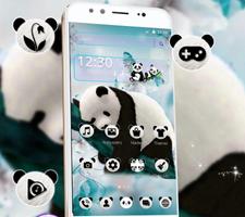 پوستر Cute Natural Panda Theme