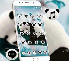 Cute Natural Panda Theme syot layar 1