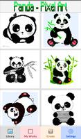 Panda Coloring: Color By Number - Pixel Art 海报