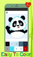 Panda Coloring: Color By Number - Pixel Art скриншот 2