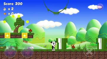 Super panda : adventure world run capture d'écran 1