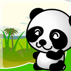 panda games for kids free icône