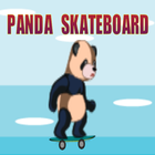 Panda Skateboard- Jumpy Panda أيقونة