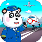Airport professions kids games icon