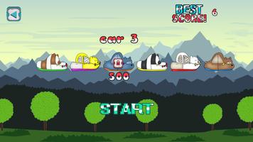 Climb Hill Panda Racing We Cute Bare Bear Car 截图 1