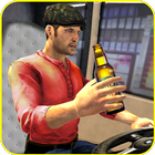 Crazy Drunk Driver Simulator: Cargo Truck Drift icône