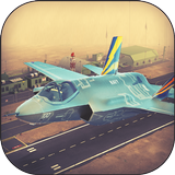 Jet Fighter Flight Landing Sim icono