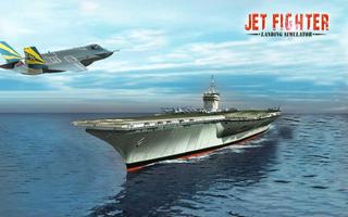Jet Fighter Flight Landing Simulator 3D capture d'écran 3