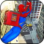 Spider Hero Pizza Delivery Boy simgesi