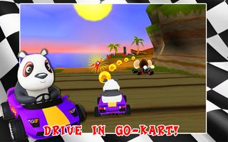 Panda Kart постер