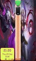 Mobile Legend Hero Zipper Lockscreen capture d'écran 1