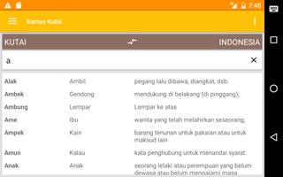 Kamus Bahasa Kutai capture d'écran 3