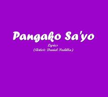 Pangako Sa'yo Lyrics poster