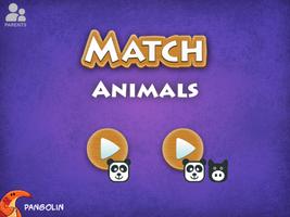 Match Game - Animals पोस्टर