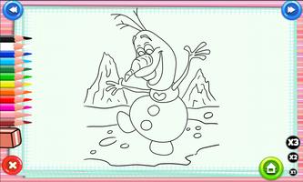 Elsa Coloring Pages For Kids capture d'écran 1