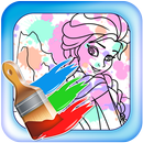 Coloring Elsa Anna Games APK