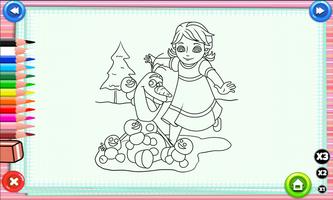 پوستر Coloring Elsa Anna Games
