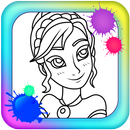 Coloring Princess Elsa For Kids APK