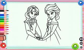 Coloring Princess Elsa Games capture d'écran 3