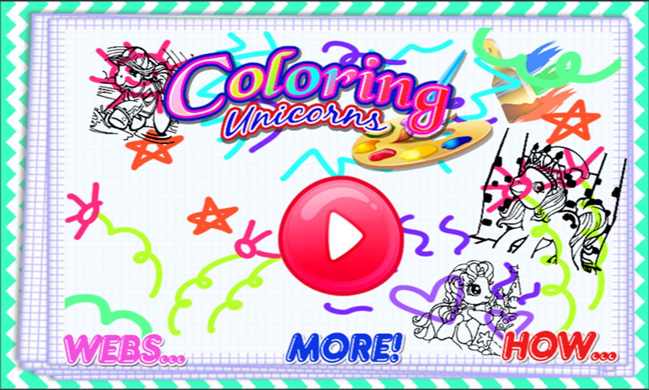 catatanku anak desa - Gambar Unicorn Lucu Untuk Mewarnai