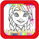 Elsa Anna Coloring Pages APK