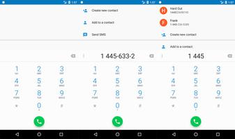 برنامه‌نما Phone Call Dialer + Contacts and Calls عکس از صفحه