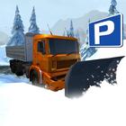 Snow Plow Truck Parking icône