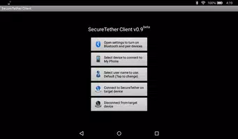 SecureTether Client скриншот 1