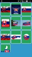 Slovakia 3D Flag Wallpaper capture d'écran 1