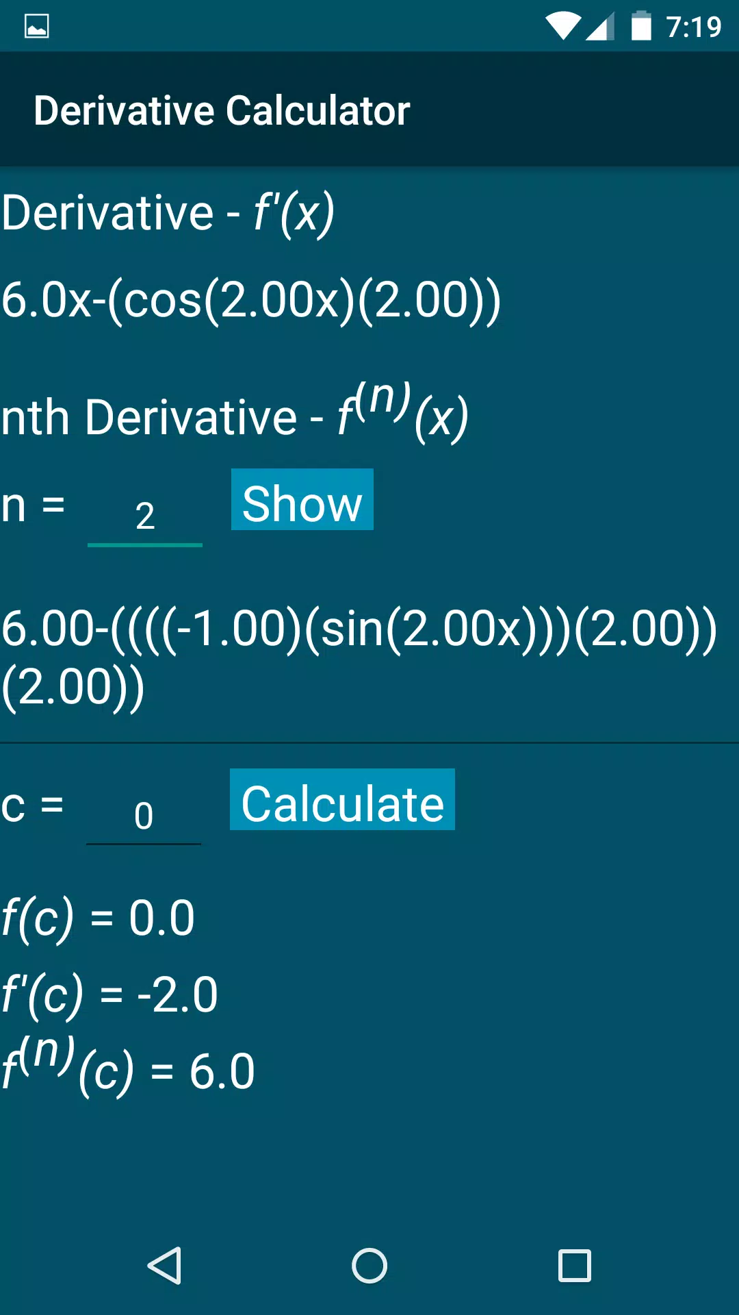 Derivative Calculator APK for Android Download